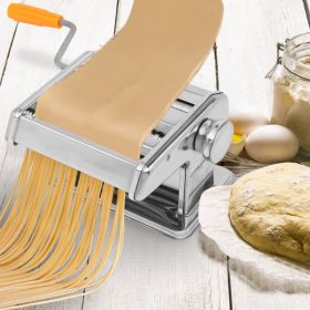 Stainless Steel Manual Noodle Making Machine (Color: Silver)