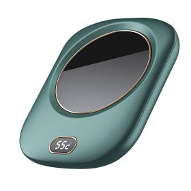 Electric Coffee Mug Warmer - Auto Shut-off, USB rechargeable, 3 Temperature Setting (Option: Green)