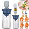 2-in-1 Oil Dispenser Bottle with Silicone Brush Dropper