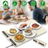 Silicone Food Warming Mat With 9 Temperature Levels - 6Hrs Timer, Child Lock, Auto Shut Off, Roll-Up Electric Warming Tray