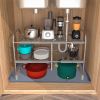 34 x 22" Silicone Under Sink Mat with Drain Hole for Cabinet - Holds Up to 3 Liquid Gallons