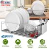 Stainless Steel Dish Drying Rack w/ Drainboard