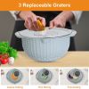 Stainless Steel Multifunctional Mixing Bowl with Lid Set