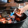 Culinary Adjustable Butane Torch Lighter, Refillable w/ Fire Lock (Gas Not Included)