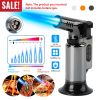 Culinary Adjustable Butane Torch Lighter, Refillable w/ Fire Lock (Gas Not Included)