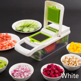 Multifunctional Vegetable Cutter (Color: White)