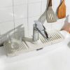 14.56 x 5.51 in  Silicone Faucet Splash Mat