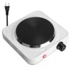 1500W Portable Electric Single Burner Hot Plate with 5 Temperature Adjustments & Non Slip Rubber Feet