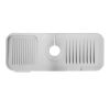14.56 x 5.51 in  Silicone Faucet Splash Mat