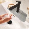 14.56 x 5.51 in  Silicone Faucet Splash Mat