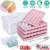 132Pcs (4 Packs) Small Circle Ice Ball Mold with Lid Bin