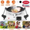 1000W Electric Single Burner Portable Coil Heating Hot Plate with 5 Temperature Adjustments