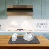2 Pack (11.81x15.75 in.) Stone Dish Drying Mat Silicone
