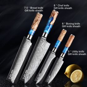 XITUO Multifunctional Kitchen Knife Sets (Option: 4 Piece set)