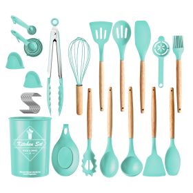 35Pcs Cooking Utensil Set (Option: UtensilSetGreen)