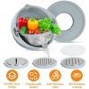 Stainless Steel Multifunctional Mixing Bowl with Lid Set