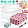 132Pcs (4 Packs) Small Circle Ice Ball Mold with Lid Bin