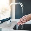 14.56 x 5.51 in  Silicone Faucet Splash Mat
