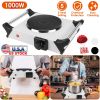 1000W Electric Single Burner Hotplate with 5 Temperature Adjustments