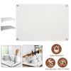 Quick Drying Stone Dish Drying Mat with Anti-Slip Stainless Steel Feet