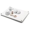 Quick Drying Stone Dish Drying Mat with Anti-Slip Stainless Steel Feet