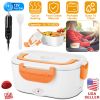 1L Travel Thermal Bento Box, Portable Food Warmer w/ 2 Removable Compartments and 1 Spoon 