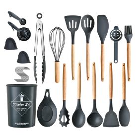 35Pcs Cooking Utensil Set (Option: UtensilSetBlack)