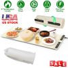 Silicone Food Warming Mat With 9 Temperature Levels - 6Hrs Timer, Child Lock, Auto Shut Off, Roll-Up Electric Warming Tray