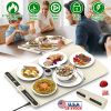 Silicone Food Warming Mat With 9 Temperature Levels - 6Hrs Timer, Child Lock, Auto Shut Off, Roll-Up Electric Warming Tray