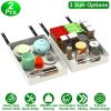 2 Pcs Carbon Steel Pull Out Cabinet Organizer with Handle (55LBS Max Load)