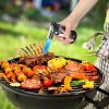 Culinary Adjustable Butane Torch Lighter, Refillable w/ Fire Lock (Gas Not Included)