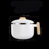 1pc  Stainless Steel Large Capacity Instant Noodle Bowl With Lid