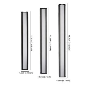1pc Stainless Steel Magnetic Knife Bar - Use for Knife, Utensil, & Kitchen Tools (size: 18 Inch)