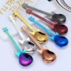 4Pcs Metal Guitar Spoon Flatware Set