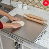 Stainless Steel Cutting Board with Lip for Countertop