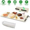 Silicone Food Warming Mat With 9 Temperature Levels - 6Hrs Timer, Child Lock, Auto Shut Off, Roll-Up Electric Warming Tray