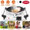 1000W Electric Single Burner Portable Coil Heating Hot Plate with 5 Temperature Adjustments