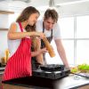 1500W Portable Electric Single Burner Hot Plate with 5 Temperature Adjustments & Non Slip Rubber Feet