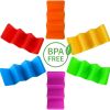 6 pcs Large Colorful Premium Standing Taco Holders
