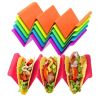 6 pcs Large Colorful Premium Standing Taco Holders