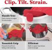 Kitchen Gizmo! Adjustable Silicone Snap-N-Strain Pot Strainer