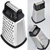 Multifunctional 4 Sided Stainless Steel Food Grater & Slicer