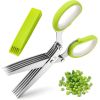 1pc 5 Blade Kitchen Herb Shears