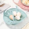 1pc Silicone Steamer Basket With Feet And Handle