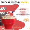 1pc Collapsible Silicone Microwave Popcorn Popper