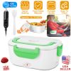1L Travel Thermal Bento Box, Portable Food Warmer w/ 2 Removable Compartments and 1 Spoon 