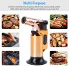 Culinary Adjustable Butane Torch Lighter, Refillable w/ Fire Lock (Gas Not Included)
