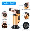 Culinary Adjustable Butane Torch Lighter, Refillable w/ Fire Lock (Gas Not Included)