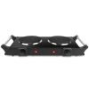 2000W Electric Coil Heating Dual Burner Hot Plate with 5 Temperature Adjustments & Portable Handles, Compact