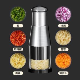 Manual Chopper Kitchen Gadget (Color: Black)